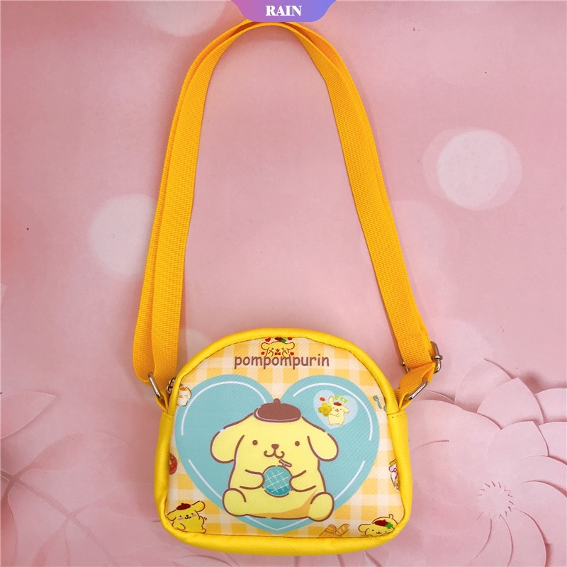 SANRIO Túi Đeo Vai Bằng Da PU In Họa Tiết Hoạt Hình Dễ Thương Cho Bé