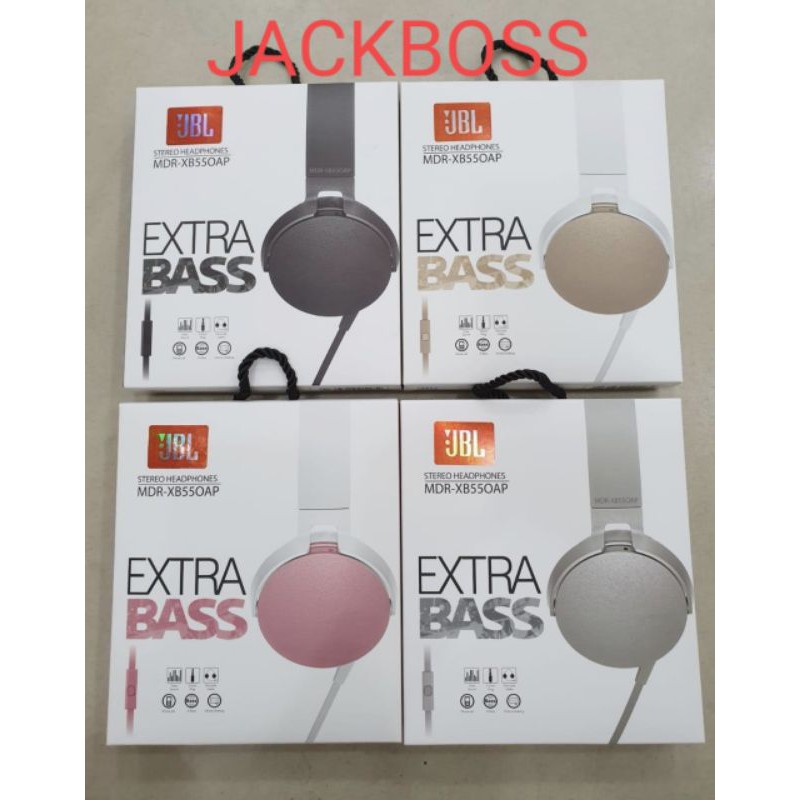 Tai Nghe Nhét Tai Jbl Mdr Xb550ap Jack 3.5mm Âm Thanh Siêu Trầm