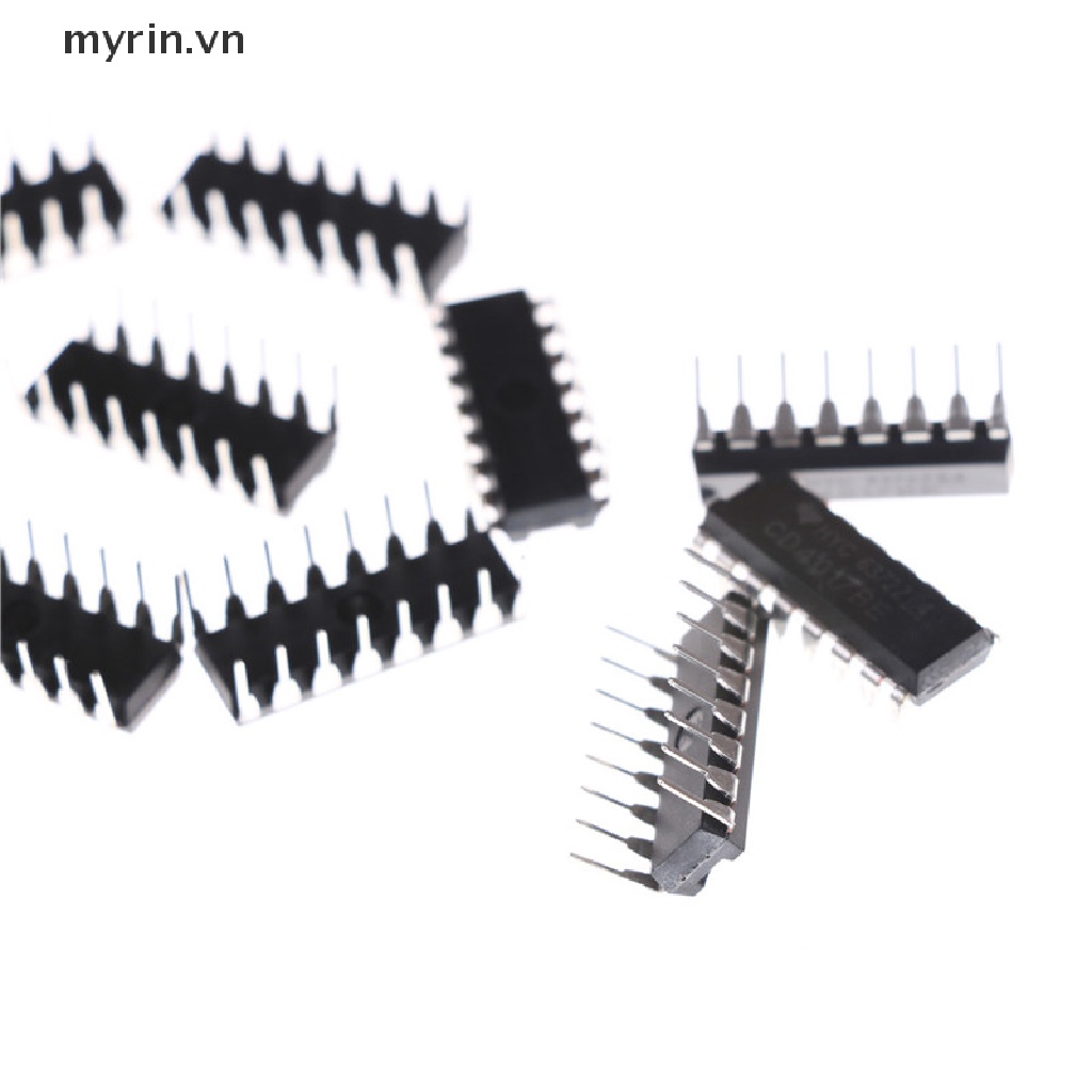 Bộ 10 Linh Kiện Điện Tử CD4017BE 4017 CD4017 Decade