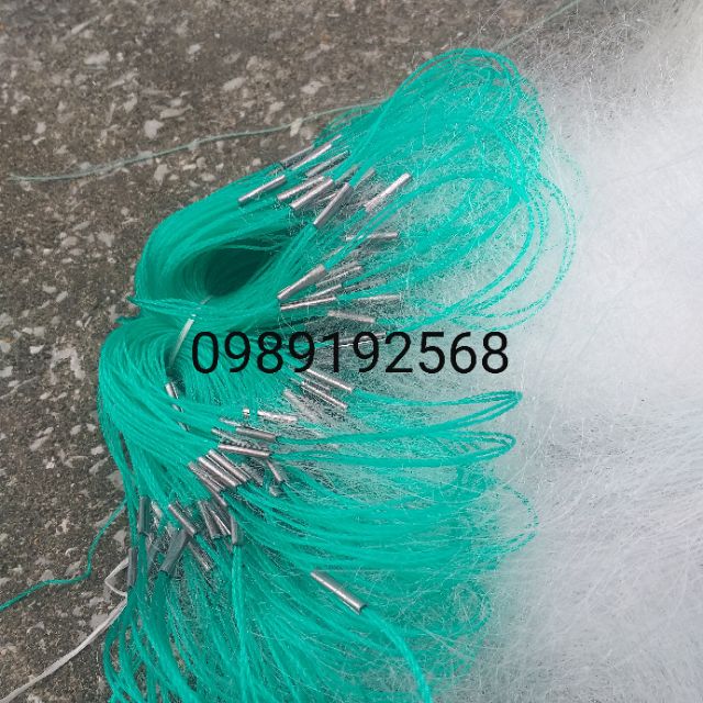 Lưới đánh cá 3 màn then 2 cao 1m dài 100m đánh cá rô diếc và các loại cá to hơn