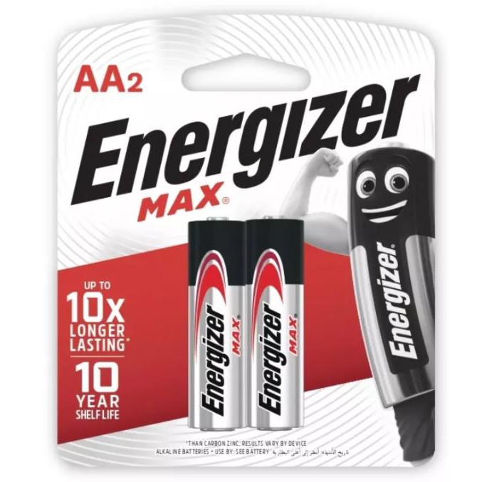 Pin Tiểu AA Energizer Max Alkaline 1,5V (Nhập khẩu Singapore)[Chính Hãng 100%]