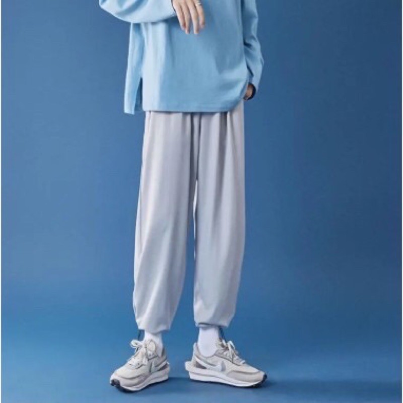 quần jogger dây rút gấu in cầu vồng MH