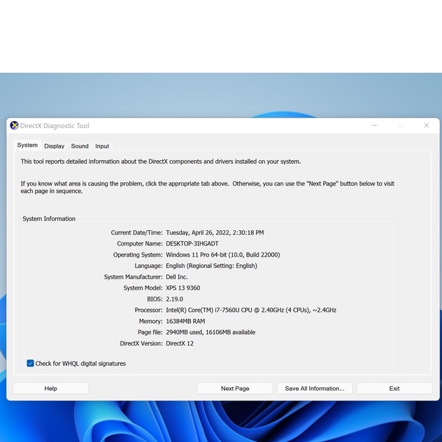Laptop Dell XPS 9360 l Core i7-7560U l RAM 16 GB l SSD 512GB l Màn 13'3 - 4K - cảm ứng  hàng đẹp 99%