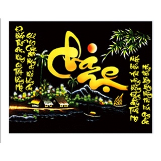 Tranh Đính Đá ABC 3D Đi Khắp Thế Gian Không Ai Sánh Bằng Mẹ DF363 (KHÁCH TỰ ĐÍNH) KT:90X65CM