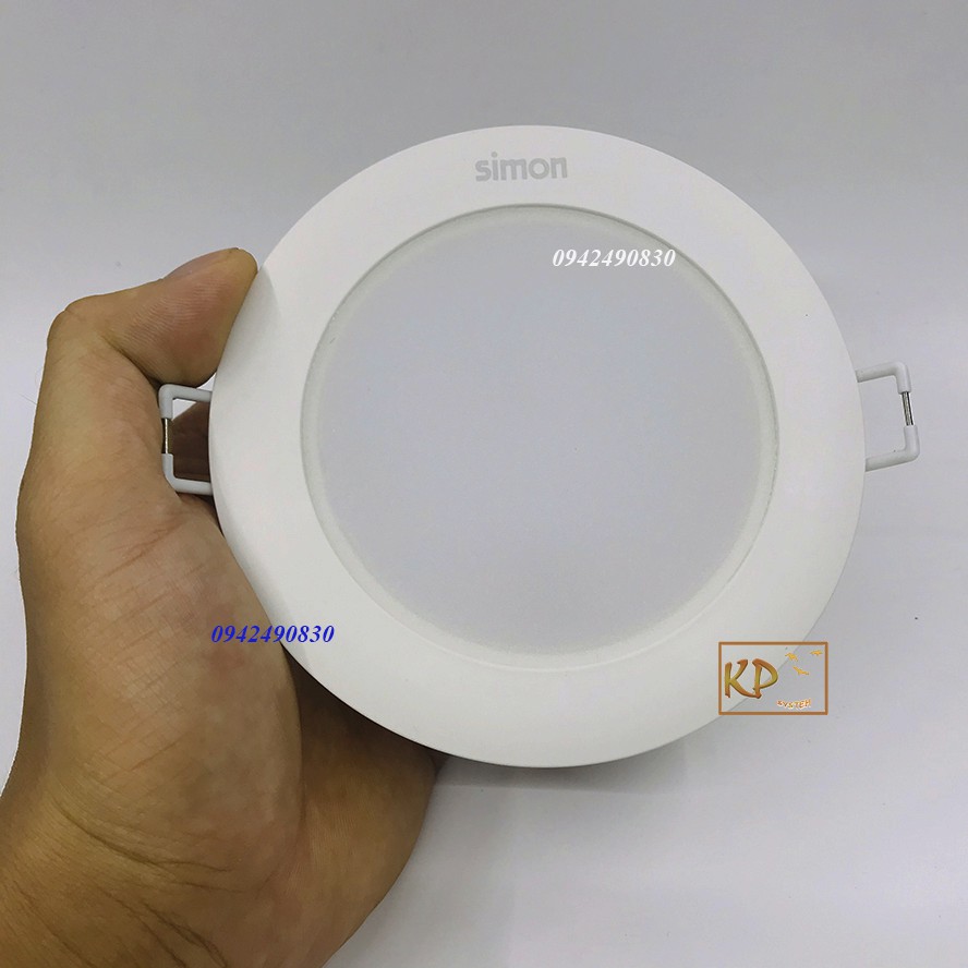 Đèn LED âm trần downlight ánh sáng trung tính 4000K 8W valor Simon N03E0-1100