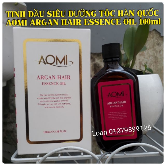 TINH DẦU SIÊU DƯỠNG TÓC AOMI ARGAN ESSENCE OIL ( KOREA) 100ML