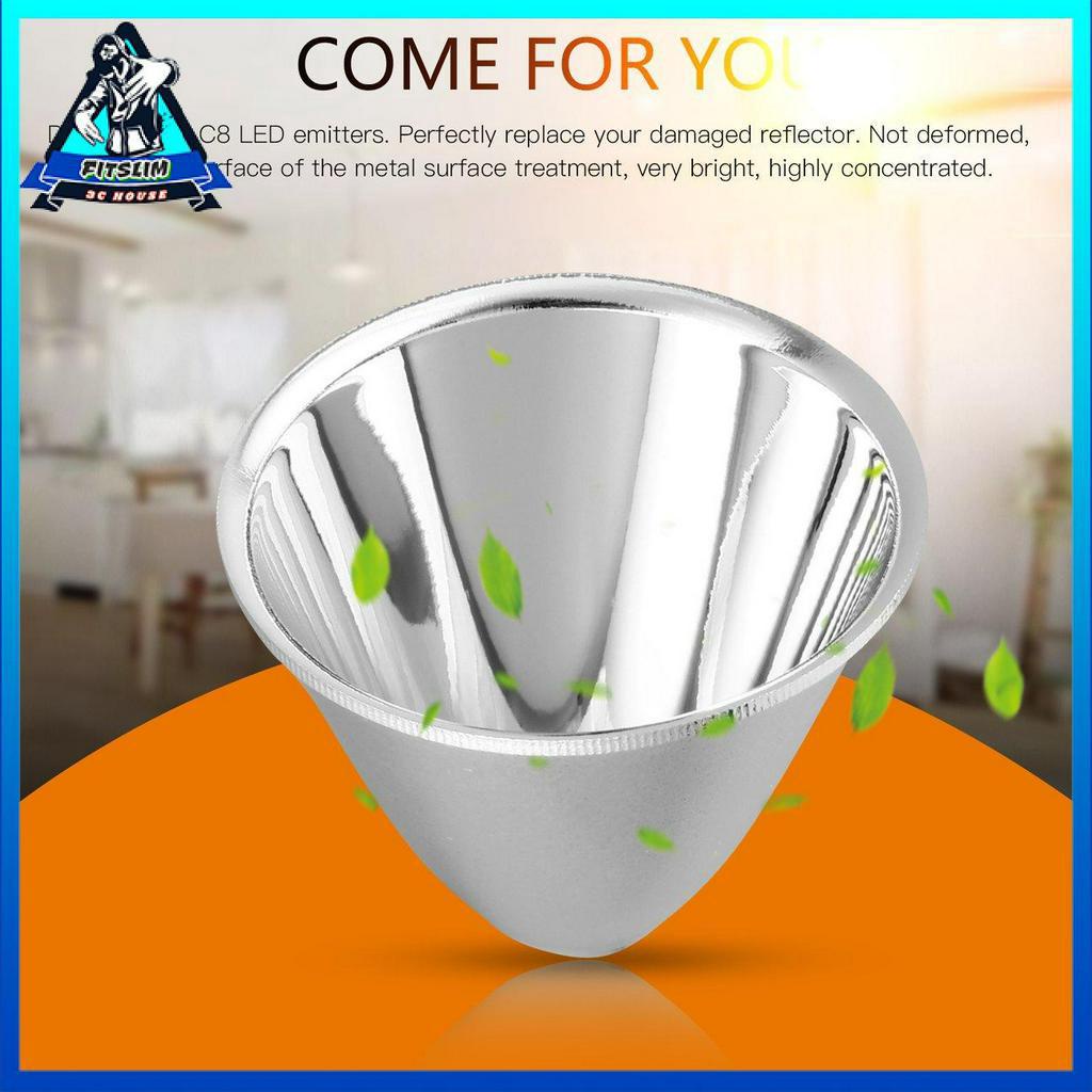 1 cái cốc phản xạ nhôm thay thế cho đèn pin C8 XM-L DIY
