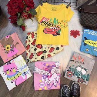 Bộ cotton 4 chiều xịn xò cho bé trai bé gái