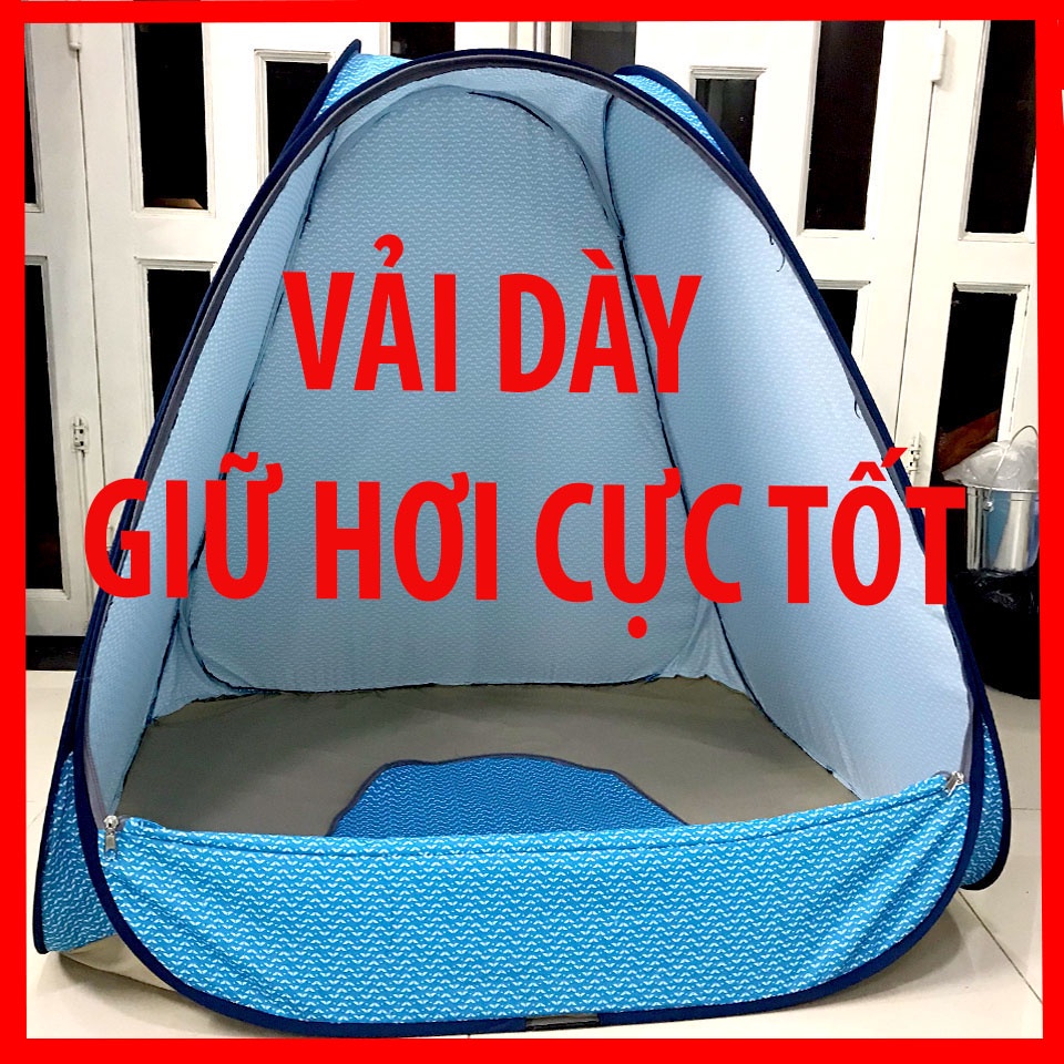 Lều xông hơi tự bung VẢI DÀY, khung chắc chống thấm nước, giữ hơi cực tốt