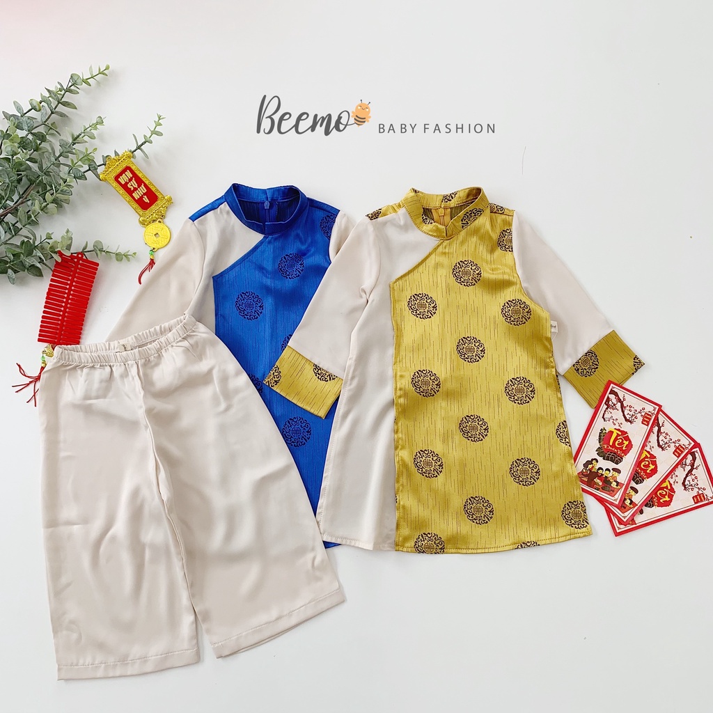 Set áo dài đồng tiền Beemo