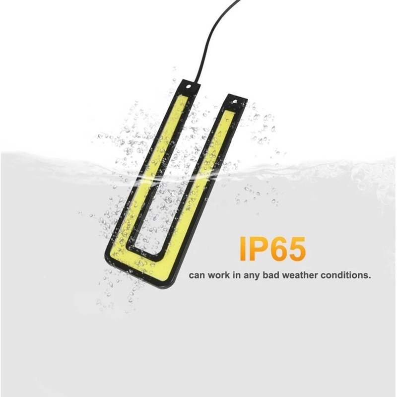 Đèn Pha LED COB IP65 Ánh Sáng Trắng Chống Thấm Nước Hình Chữ U Chất Lượng Cao Cho Xe Hơi