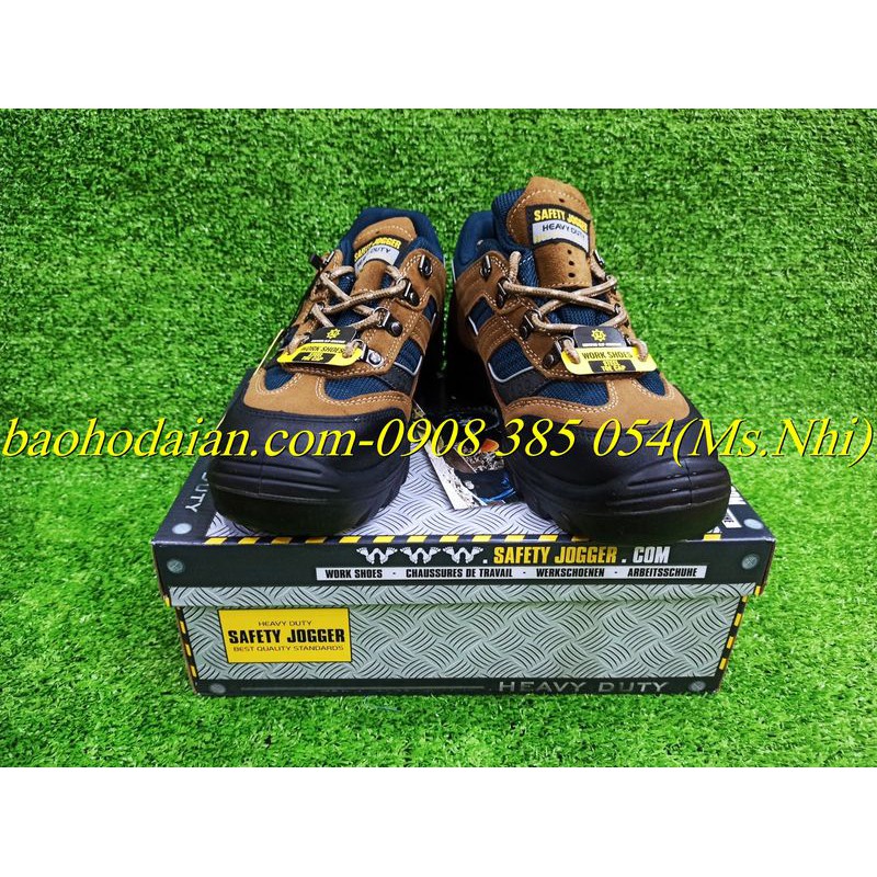Giày da bảo hộ thấp cổ Safety Jogger X2020P S3- Hàng sẵn, Hình thật