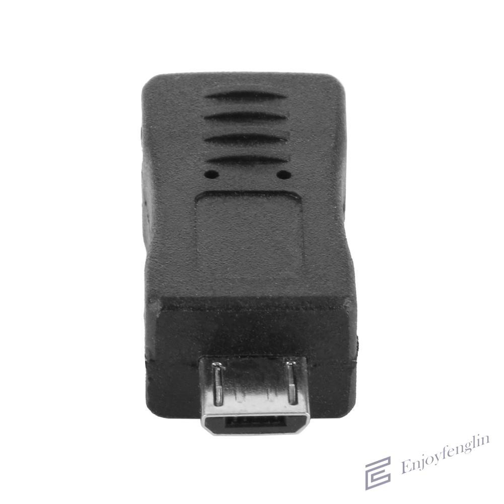 Bộ 2 Đầu Chuyển Đổi Mini Usb 5pin Female Sang Micro Usb Male T Shape 3 To V8