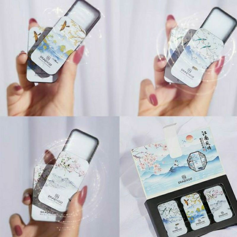 Bộ 3 hộp nước hoa sáp mini unisex | BigBuy360 - bigbuy360.vn