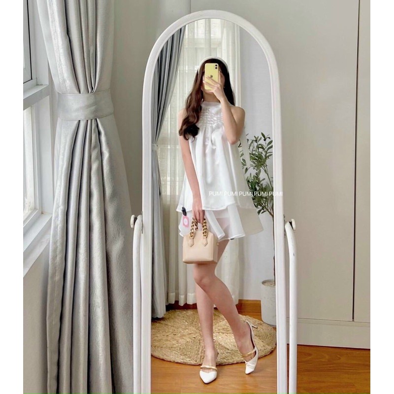 [Mã WAMT1505 giảm 10K đơn 0K] SET ÁO CỔ YẾM CỘT NƠ KÈM CHÂN VÁY (KÈM VIDEO HÌNH THẬT) | BigBuy360 - bigbuy360.vn