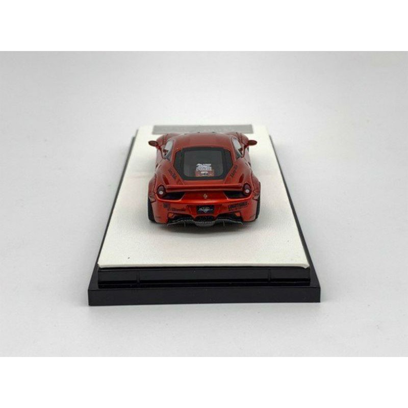 Xe Mô Hình Ferrari 458 LB Limited 499pcs Timothy Pierre và Liberty Walk 1:64 ( Đỏ )