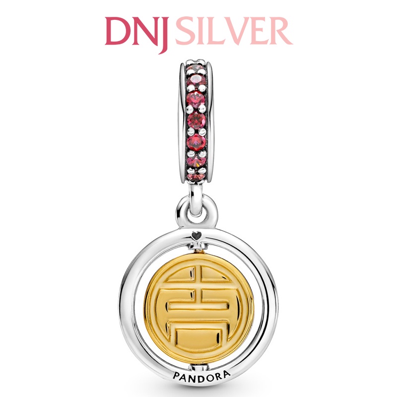 [Hàng cao cấp] Charm bạc 925 cao cấp, hàng chuẩn bạc - Charm Spinning Lucky thích hợp để mix vòng tay charm - DN157