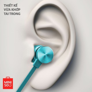 🎧 Tai Nghe Nhét Tai MINISO Chính Hãng Dùng Cho IOS & Android (vỏ bằng hợp kim nhôm)