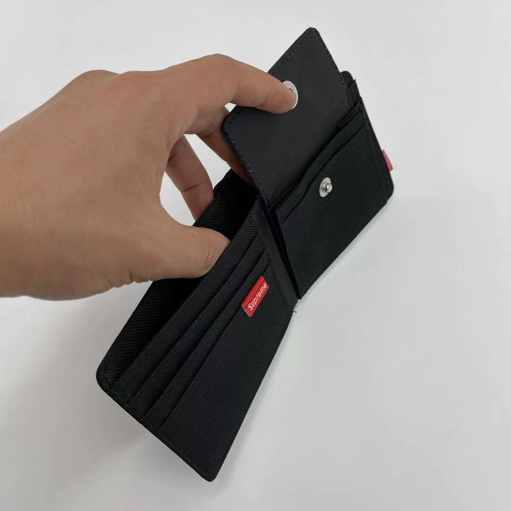 Ví gấp ngắn 20FW thiết kế đơn giản thời trang trẻ trung cho nam nữ