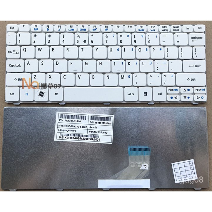 Acer ACER ONE 522 533 532G AO532h 532H 521 AO522 Laptop Keyboard | BigBuy360 - bigbuy360.vn