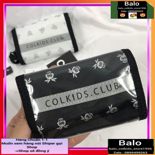 Ví colkids club cnd phản quang neva dia wallet ngắn cầm tay [ full tag và giấy thơm