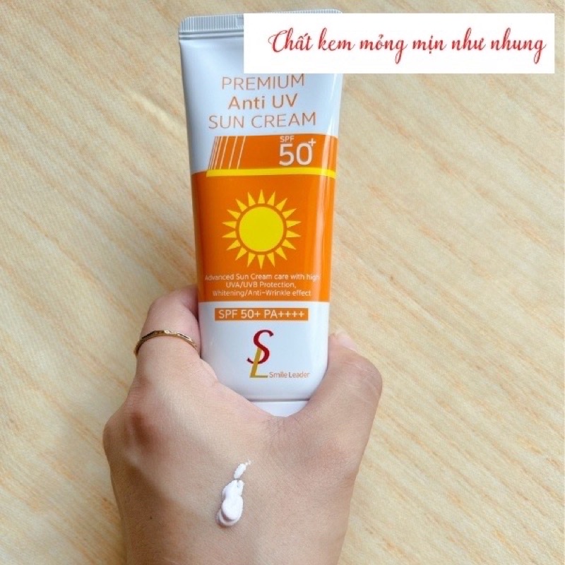 Kem chống nắng vật lý Smile Leader Sun Cream 60ml - MINTCHIN BEAUTY