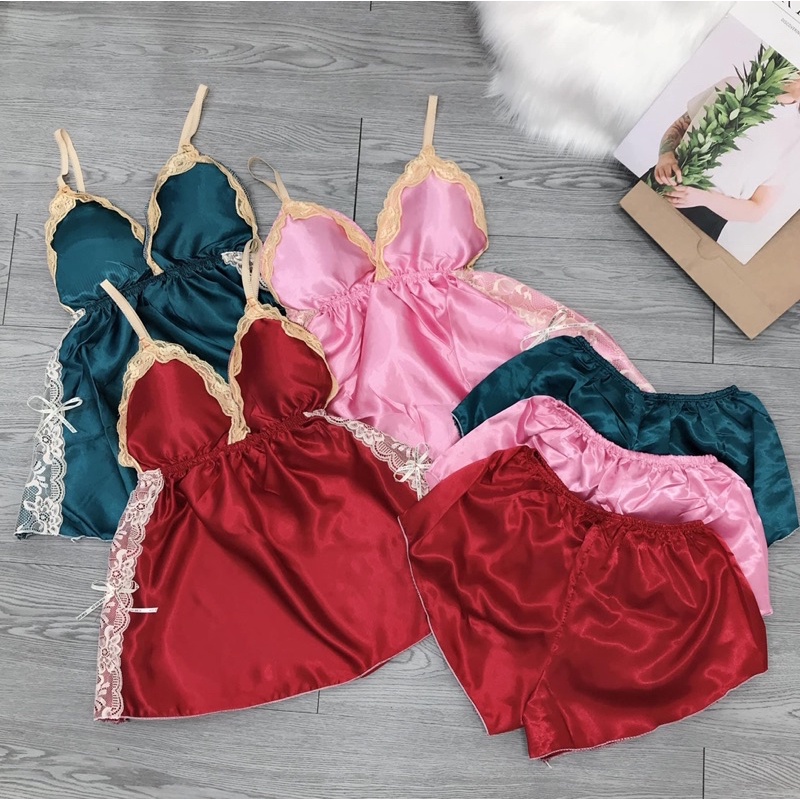 ĐỒ BỘ HAI DÂY TRÁI DÂU QUẦN ĐÙI