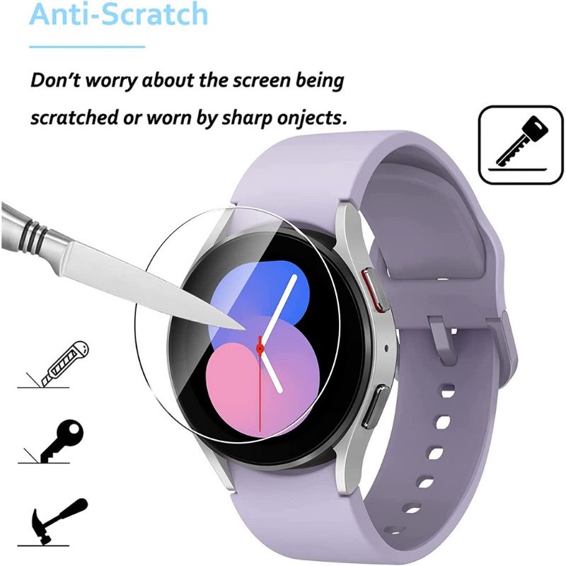 Samsung Watch 5 - Set 3 Kính cường lực 2.5D chống trầy màn hình dành cho Samsung Watch 5 40mm / 44mm