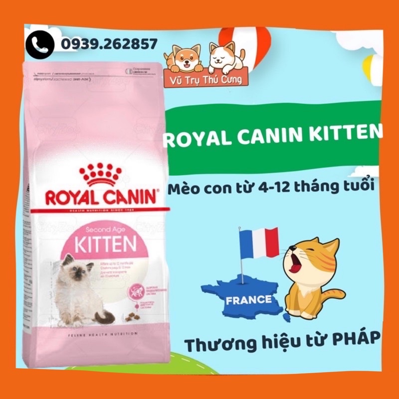 Thức ăn hạt Royal Canin Kitten dành cho mèo con