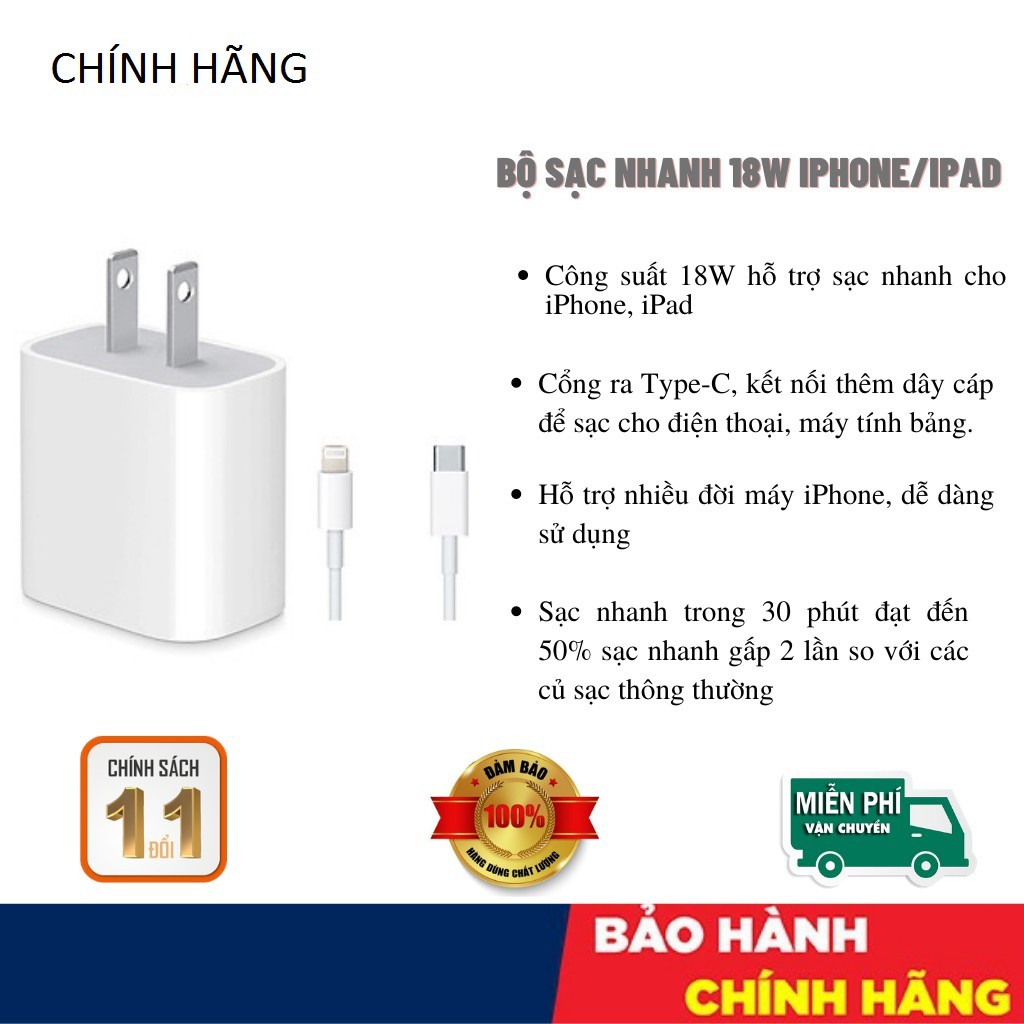 Bộ Sạc Type C IPCục Sạc IPNhanh 20w 18W PD Cáp Dây Sạc Nhanh IPDây Sạc Nhanh IPCho IP12,11