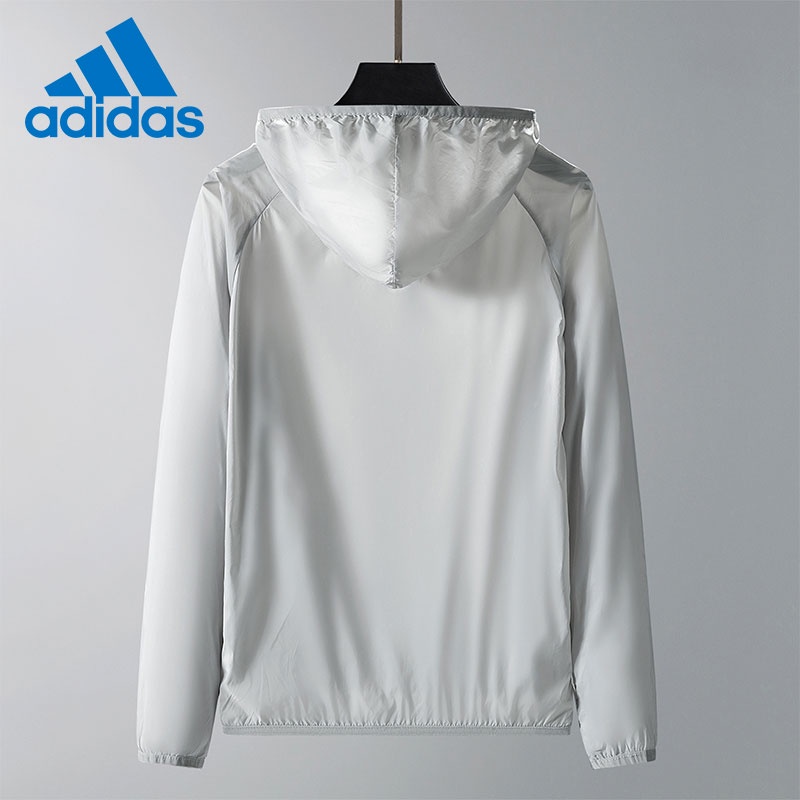 Adidas Áo Khoác Gió Màu Trơn Siêu Nhẹ Nhanh Khô Chống Tia UV Thời Trang 2022 Cho Nam Và Nữ