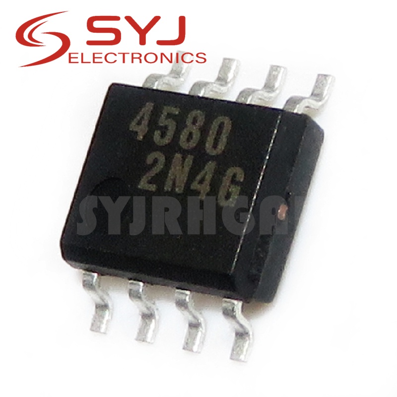 4580D 10 Cái / lốc NJM4580M JRC4580 4580 SOP-8 Bộ Khuếch Đại Hoạt Động Kép pxa