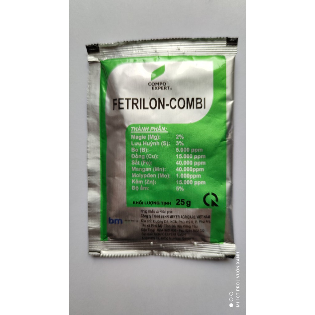 Phân bón lá trung vi lượng FETRILON-COMBI (25g) -