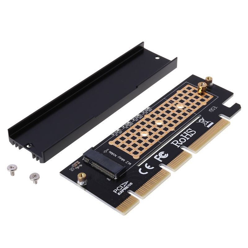 Card Mở Rộng M2 Nvme Ssd M2 Sang Pcie 3.0 X16 Hỗ Trợ Pci Express 3.0 X4 2230-2280