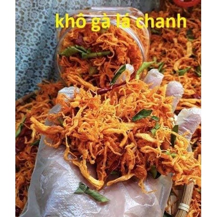 Khô Gà Lá Chanh Hũ 300gr Ngon Cay Thơm Lá Chanh