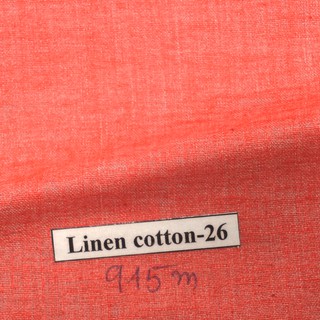 Vải linen look may áo sơ mi