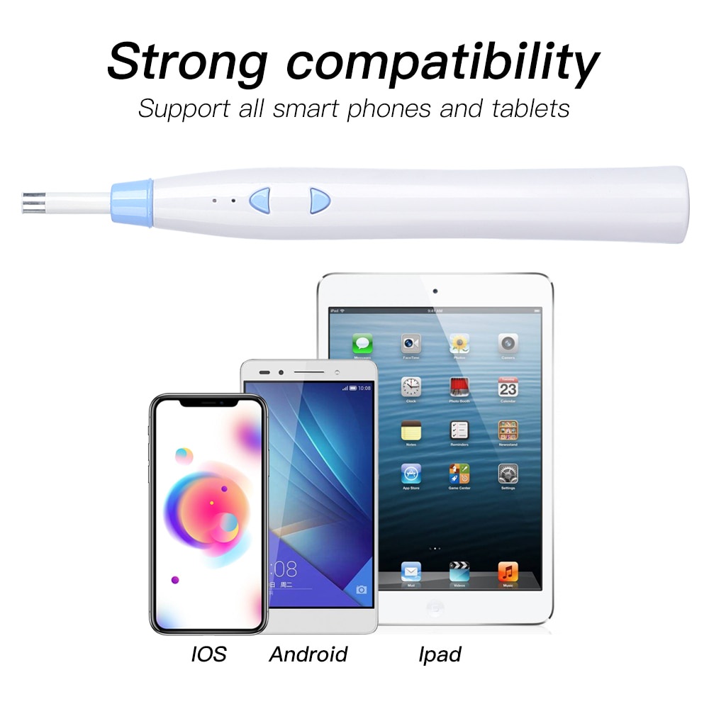 Máy soi tai SUOLAER 5.5mm làm sạch lấy ráy tai camera wifi cho Android/máy tính