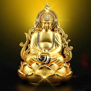 Tượng Phật bồn sư 2 mặt Tọa sen có găn nước hoa