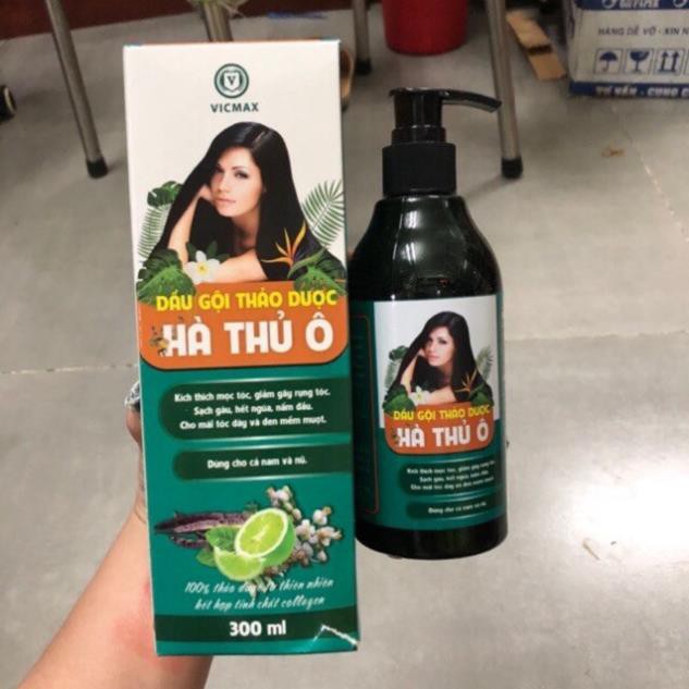 Dầu gội Hà Thủ Ô 300 ml đen và mượt tóc
