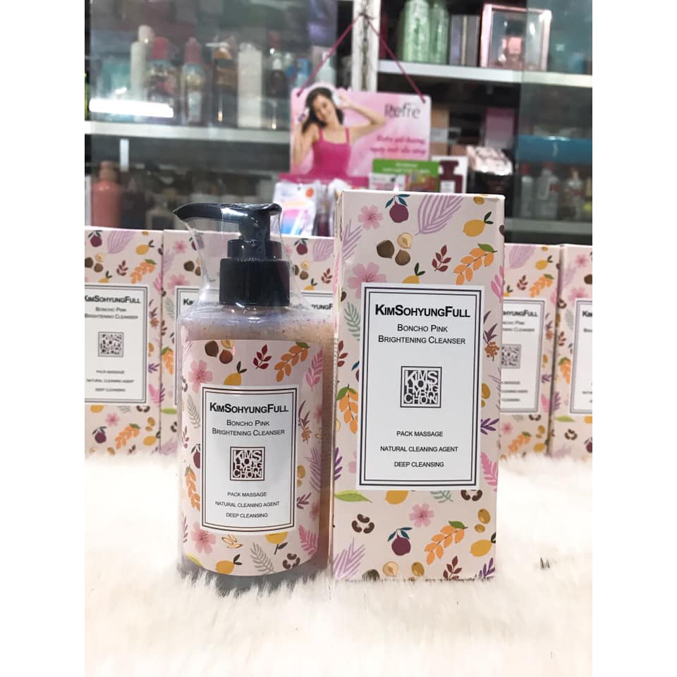 Sữa Rửa Mặt KimSoHyungFull Boncho Pink 145g