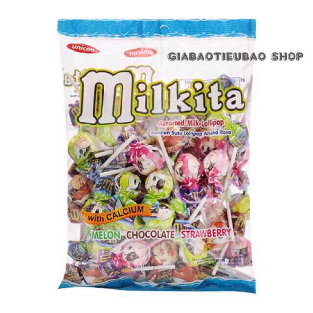 Kẹo Mút Sữa Hỗn Hợp Mikita 450gr