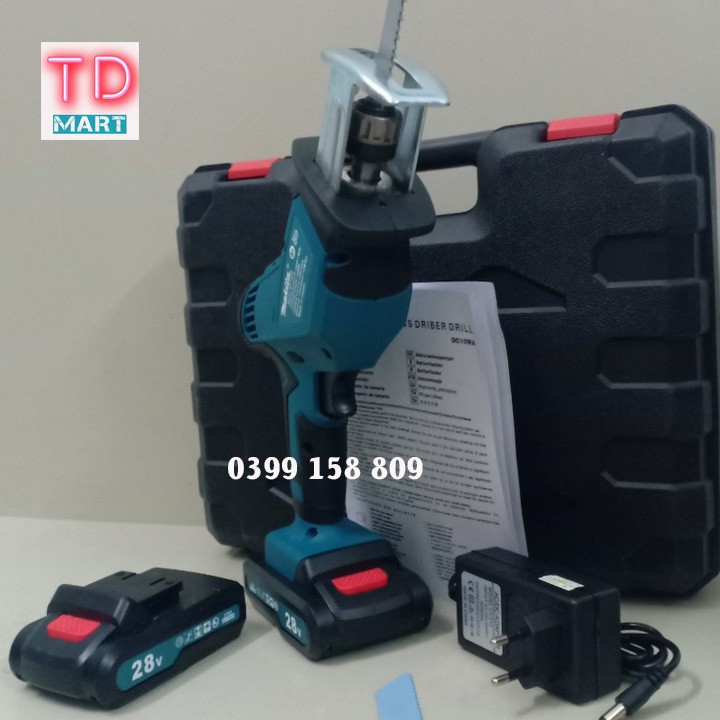 Máy Cưa Kiếm MAKITA 28V tặng 2 lưỡi cưa cao cấp