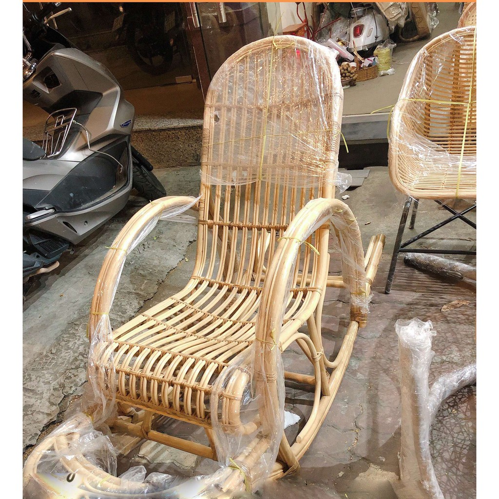 Ghế Mây Bập Bênh Thư Giãn HOME MÂY - 100% Mây Tự Nhiên Chất Lượng Cao