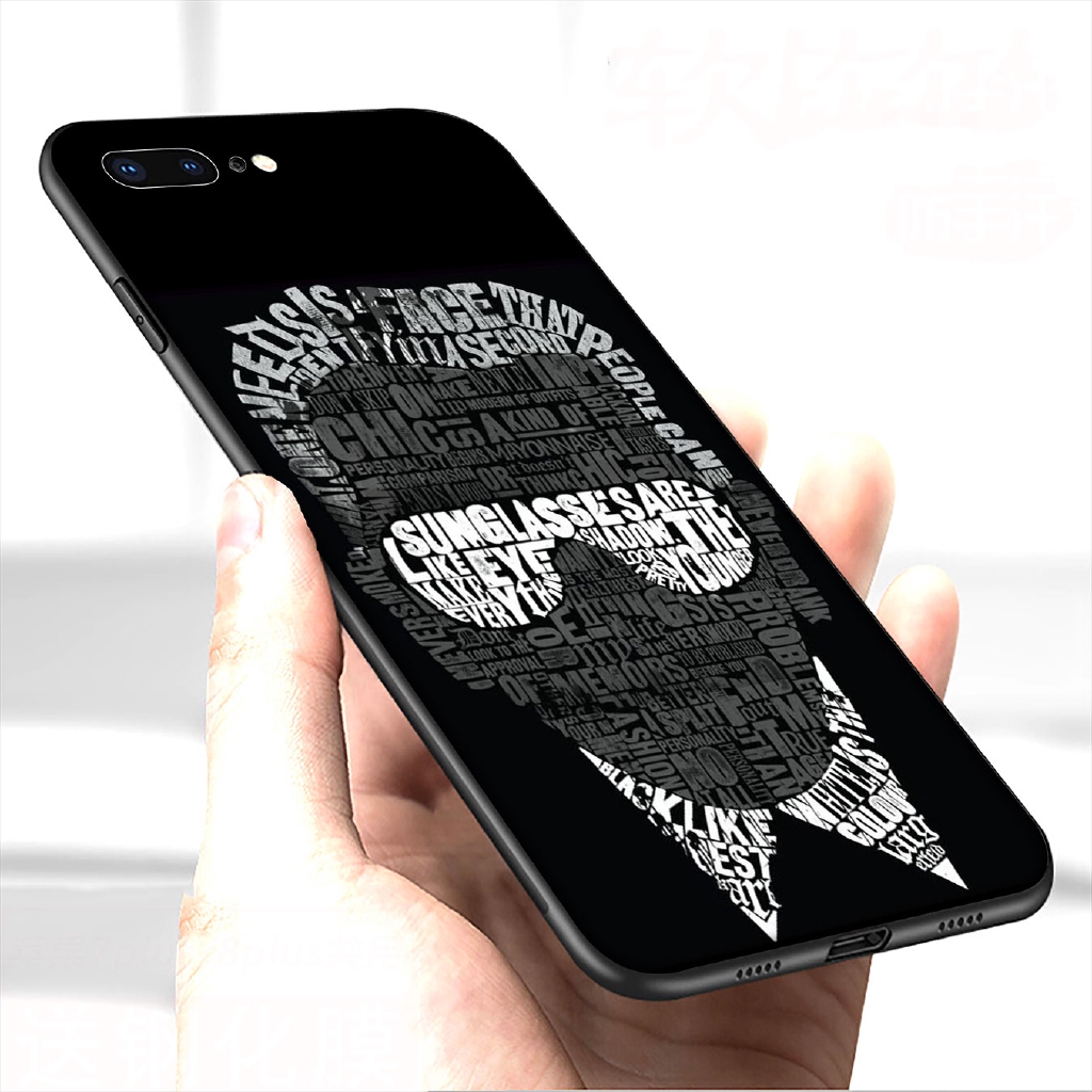 Ốp Điện Thoại Silicon Mềm Viền Đen Hình karl lagerfeld Cho iphone 6 6s 7 8 + xr x xs 11 pro max