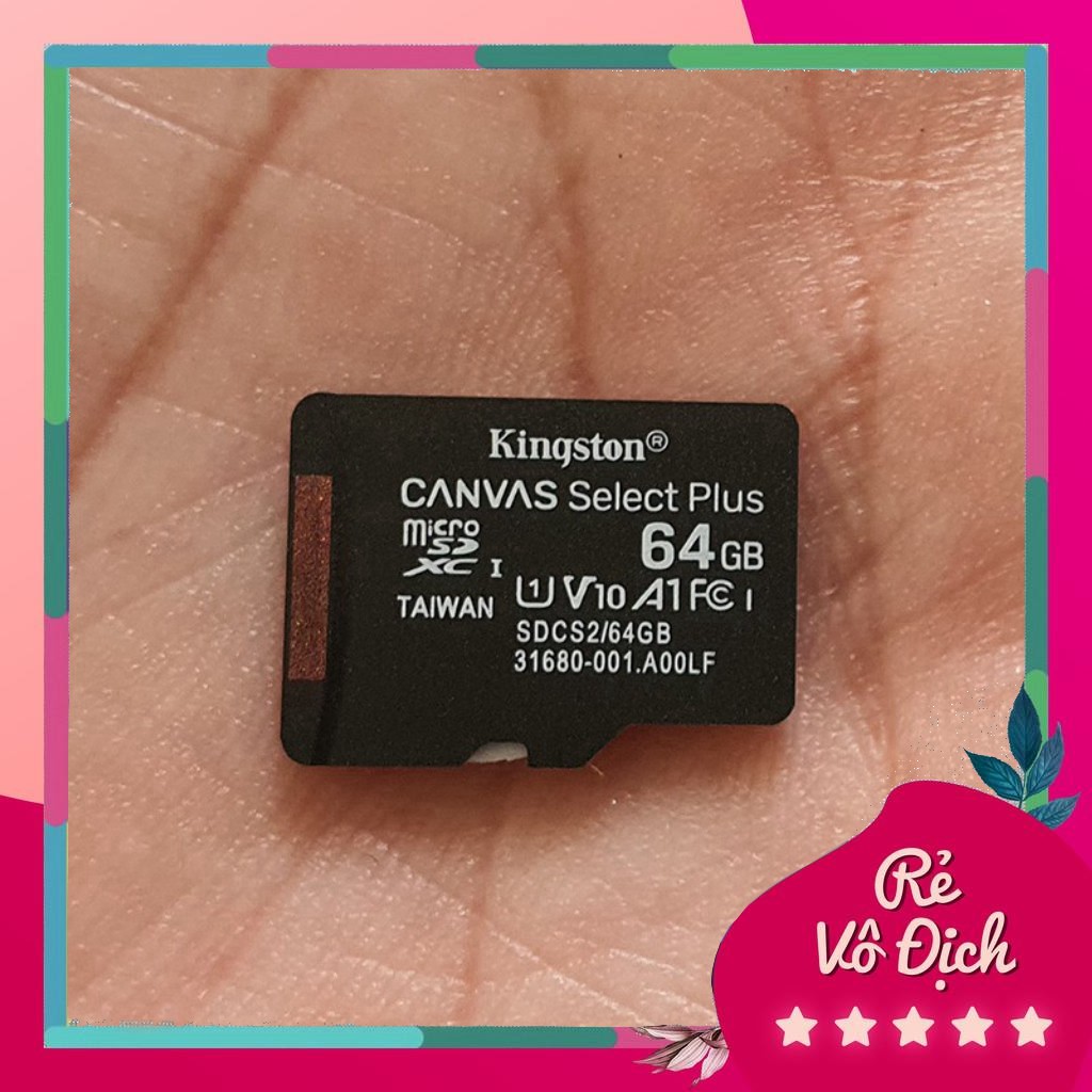 Thẻ nhớ MicroSD Kingston Canvas Select Plus Class 10 U1 100MB - Hàng FPT phân phối 4 {metom}