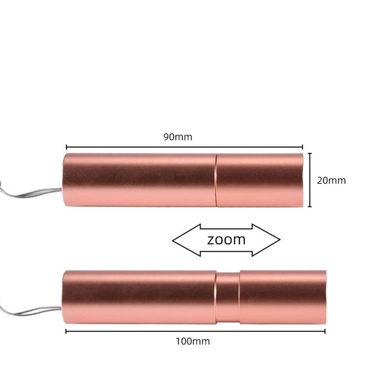 Đèn pin mini cầm tay nhiều chế độ chống nước đa năng sạc USB chất lượng