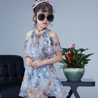 váy in 3d hình bướm( 20-55kg)