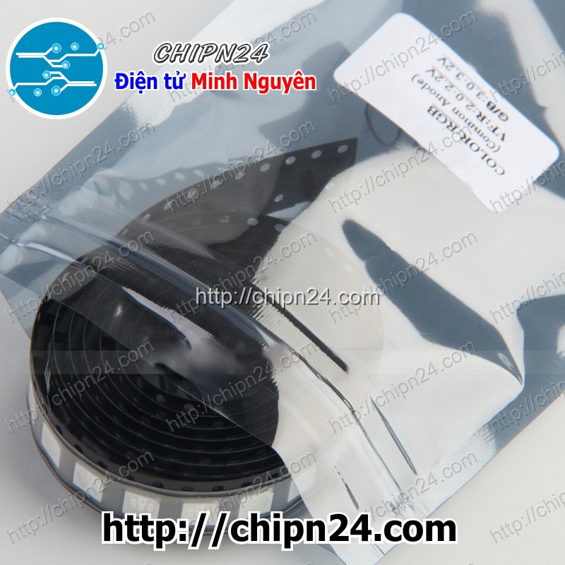 [10 CON] (TK1) Led Dán SMD 5050 7 MÀU RGB