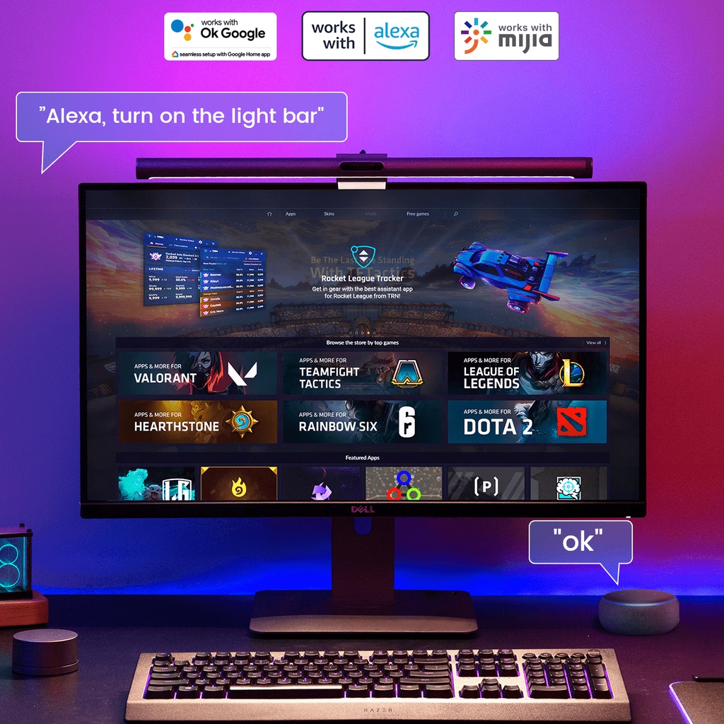 ĐÈN TREO MÀN HÌNH THÔNG MINH XIAOMI YEELIGHT PRO RGB YLTD003/ YLYB005 - Hỗ trợ Razer Chroma