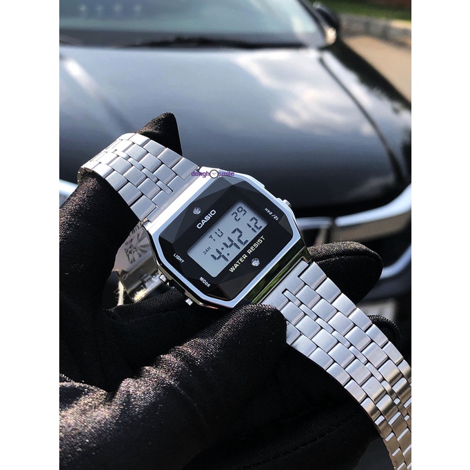 Casio A159WAD-1DF - Đồng Hồ Unisex - Điện Tử - Kính Nhựa - Size Mặt 33.2mm - Bảo Hành 5 Năm - Chính Hãng 100%